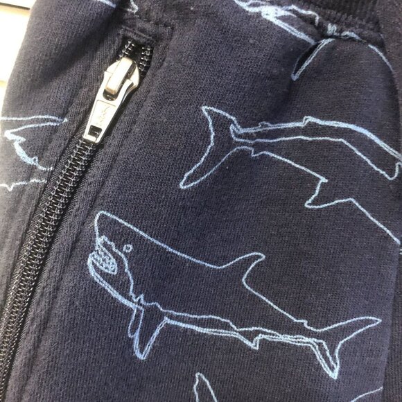 Hanna Andersson Size 110 5 Shark Shorts - Picture 2 of 5